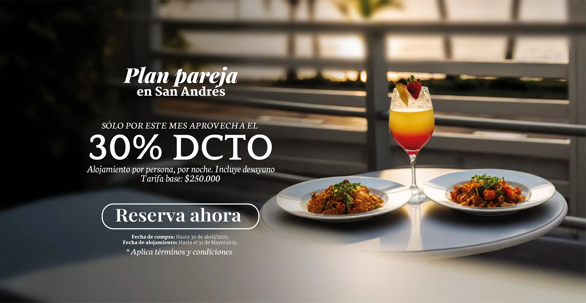 Plan pareja san andres hotel koray